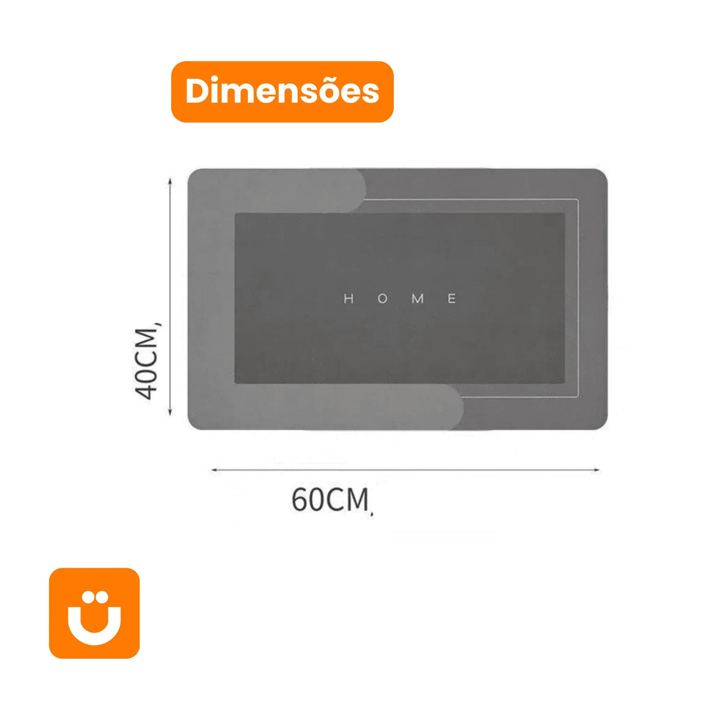 Tapete Ultra-Absorvente Tioeasy™ – Secagem Rápida e Antiderrapante