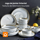 Jogo de Jantar Oriental Platinum Tioeasy™ - Tio Juanico