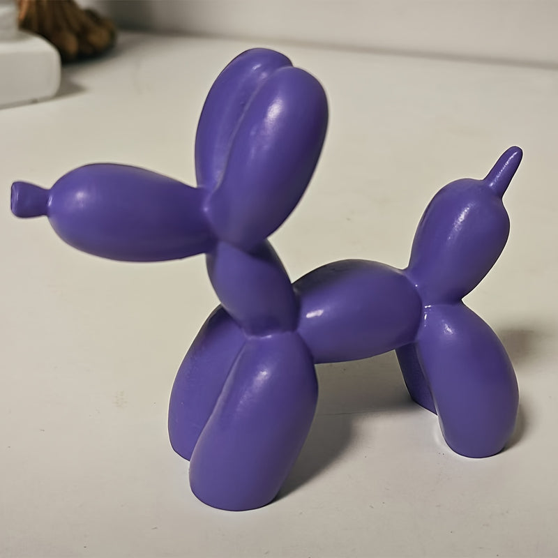 1pc Modern Minimalist Cartoon Dog Figurine - Versatile Resin Home Decor for Living Room, TV Stand Display, Bookshelf Enhancement | Indoor/Outdoor Use, No Power Required, Dog Decor