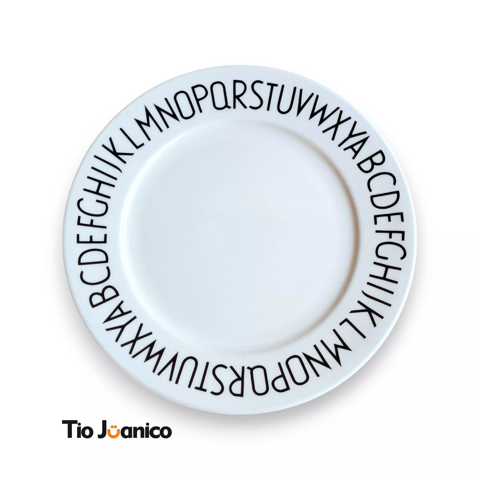 Prato Decorativo ABC Tioeasy™ — Estilo, Diversão e Aprendizado na Mesa