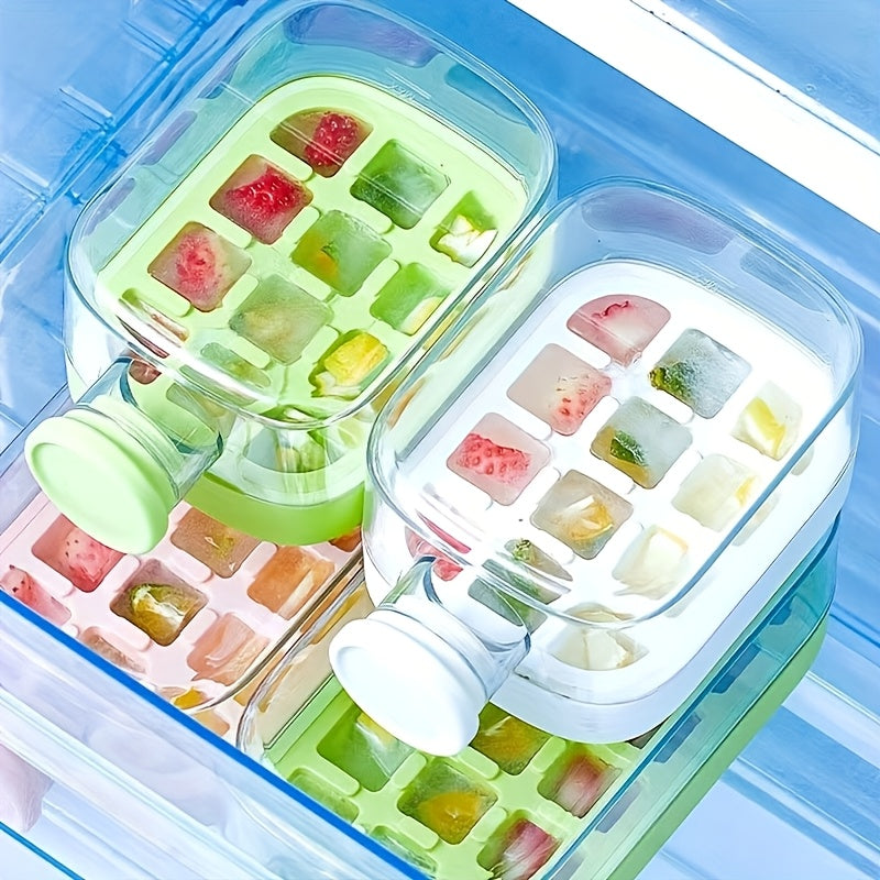 800ml 500ml Silicone Ice Cube Trays with Straws and Bands - Food-Grade, High-Quality, Vibrant Summer Drink Containers for Home and On-the-Go, Vibrant Drinkware | Colorful Drinkware | Silicone Construction, Ice Buckets