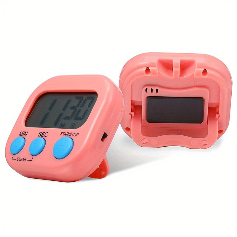 Timer Digital Magnético Tioeasy™ — Contagem Progressiva e Regressiva com Display LCD e Alarme