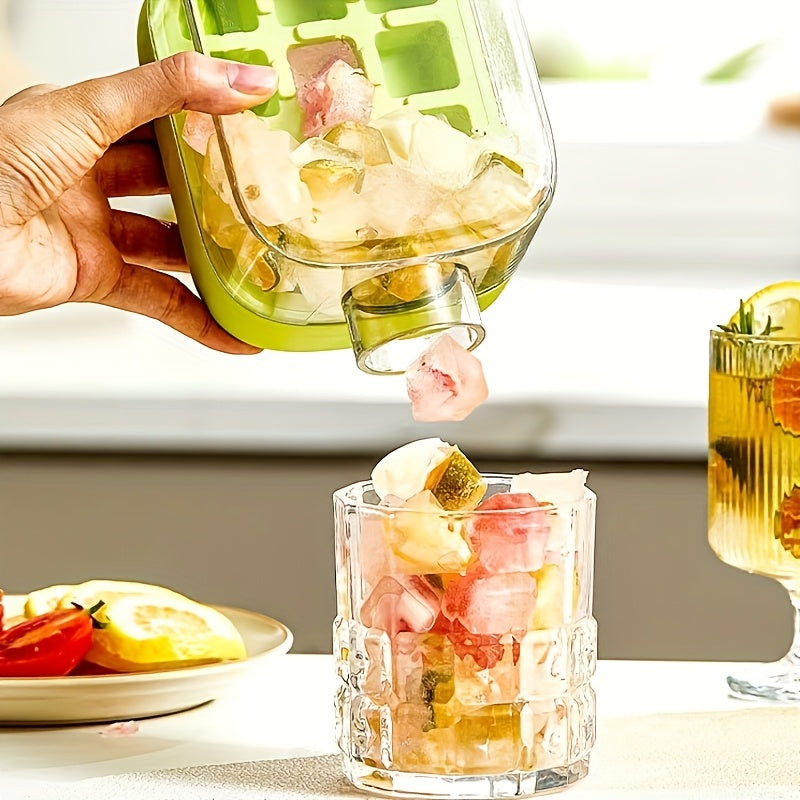 800ml 500ml Silicone Ice Cube Trays with Straws and Bands - Food-Grade, High-Quality, Vibrant Summer Drink Containers for Home and On-the-Go, Vibrant Drinkware | Colorful Drinkware | Silicone Construction, Ice Buckets