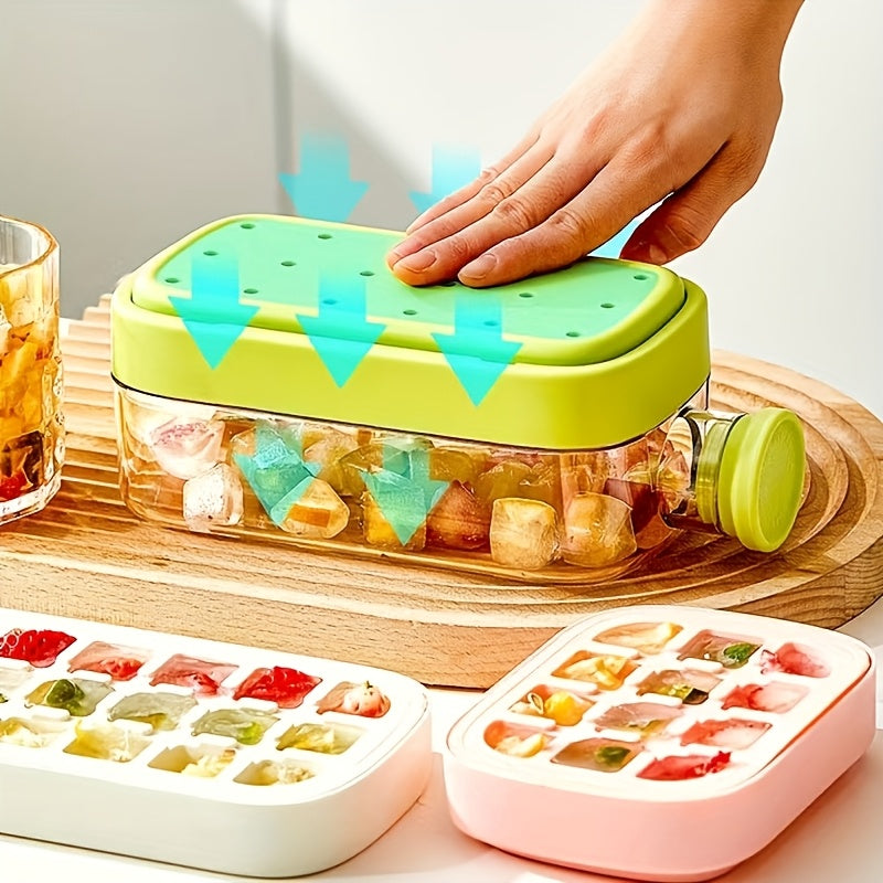 800ml 500ml Silicone Ice Cube Trays with Straws and Bands - Food-Grade, High-Quality, Vibrant Summer Drink Containers for Home and On-the-Go, Vibrant Drinkware | Colorful Drinkware | Silicone Construction, Ice Buckets