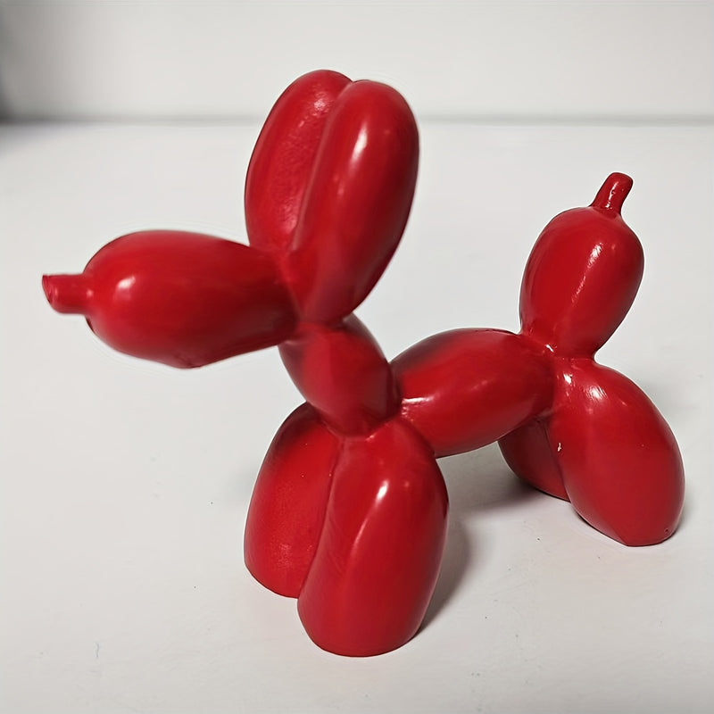 1pc Modern Minimalist Cartoon Dog Figurine - Versatile Resin Home Decor for Living Room, TV Stand Display, Bookshelf Enhancement | Indoor/Outdoor Use, No Power Required, Dog Decor