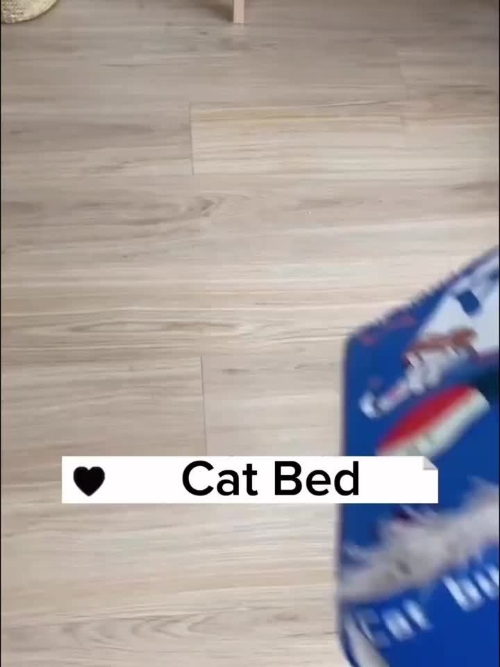 Rectangular Fully Enclosed Cat Bed, Snack Box Pet Bed, Universal Pet Bed for All Seasons, Winter Cat Bed, The Best Gift for Cats, New Year'S Gift, Giving Your Cat a Warm Home