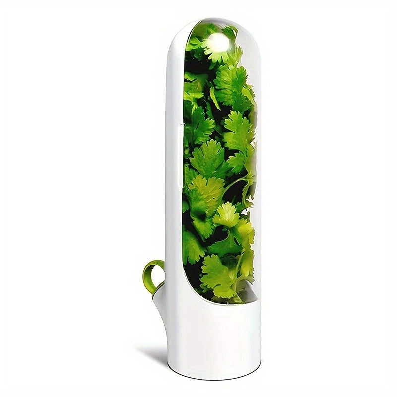 Vegetable Crisper, Herb Preservation, Vegetable Fresh Coriander Container, Suitable for Refrigerator Use, Keep Bottled Herbs Fresh, Mint Refrigerator Storage, Keep Green And Fresh for 2-3 Weeks, Refrigerator Kitchen Supplies