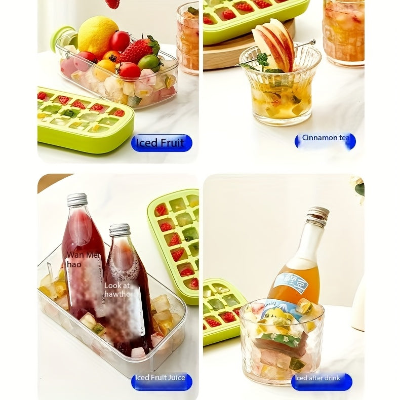 800ml 500ml Silicone Ice Cube Trays with Straws and Bands - Food-Grade, High-Quality, Vibrant Summer Drink Containers for Home and On-the-Go, Vibrant Drinkware | Colorful Drinkware | Silicone Construction, Ice Buckets
