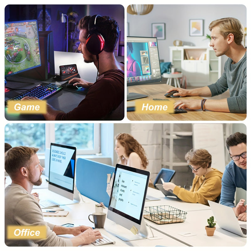 1pc Extra Large Rubber Mouse Pad, Kawaii Duck Swimming Design, Rectangular Anti-Slip Desk Mat, Washable Gaming Keyboard Accessory for School Office, Multi-Size Desk Accessories