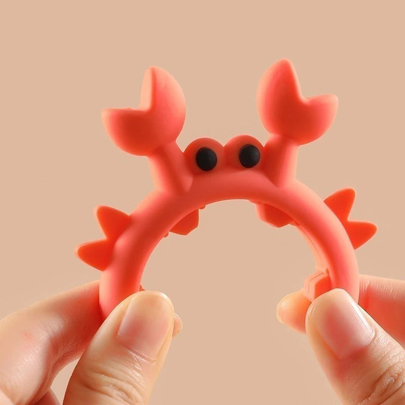 Apoio de Colher Tioeasy™ — Carangueijo de Silicone Resistente e Divertido