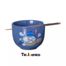 Bowl com Hashi Oficial Disney™ — Stitch 500ml em Cerâmica