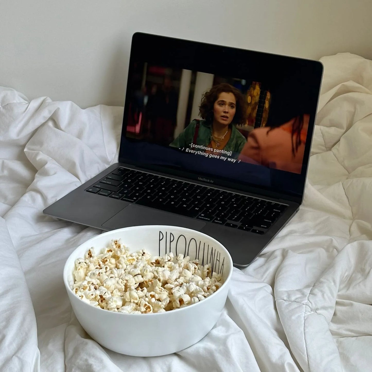 Bowl de Cerâmica Tioeasy™ — Pipoquinha 1L e 2,5L para Pipoca, Saladas e Snacks