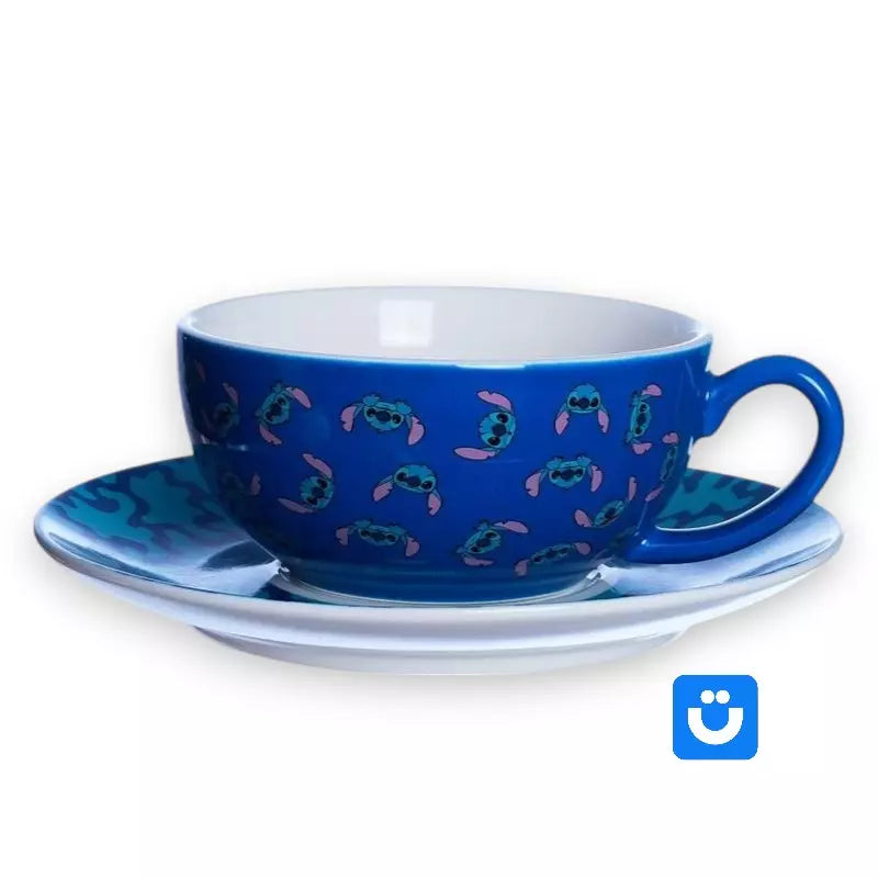 Bule 2 em 1 Oficial Disney™ Stitch com Caneca — 500ml