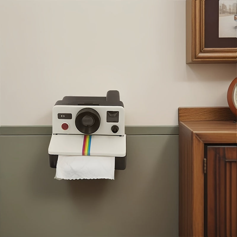 Câmera Retrô Decorativa Tioeasy – Vira Suporte de Papel Tio Juanico