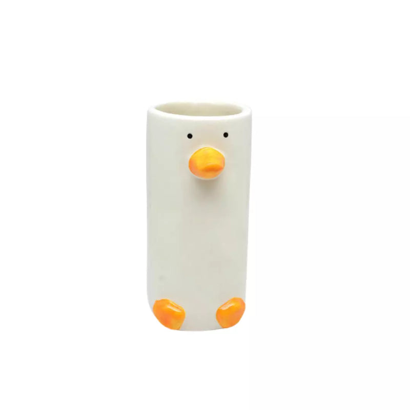 Cachepot Patinho Tioarts™ — Decorativo em Cerâmica Artesanal