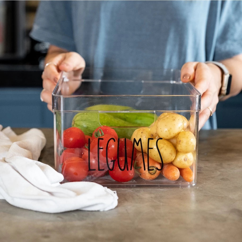 Caixa Organizadora Tioeasy™ — Para Legumes e Hortaliças na Geladeira