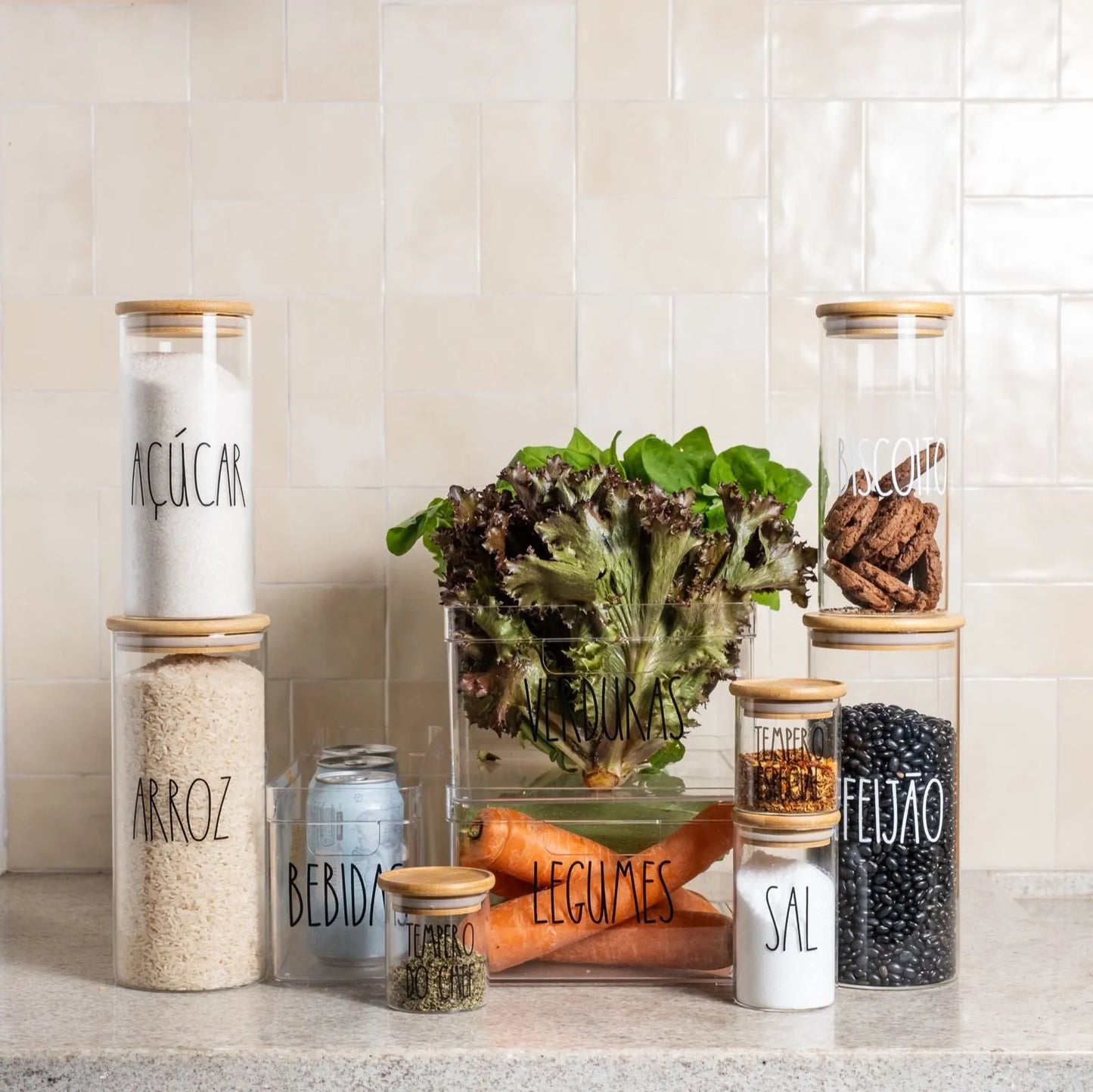 Caixa Organizadora Tioeasy™ — Para Legumes e Hortaliças na Geladeira