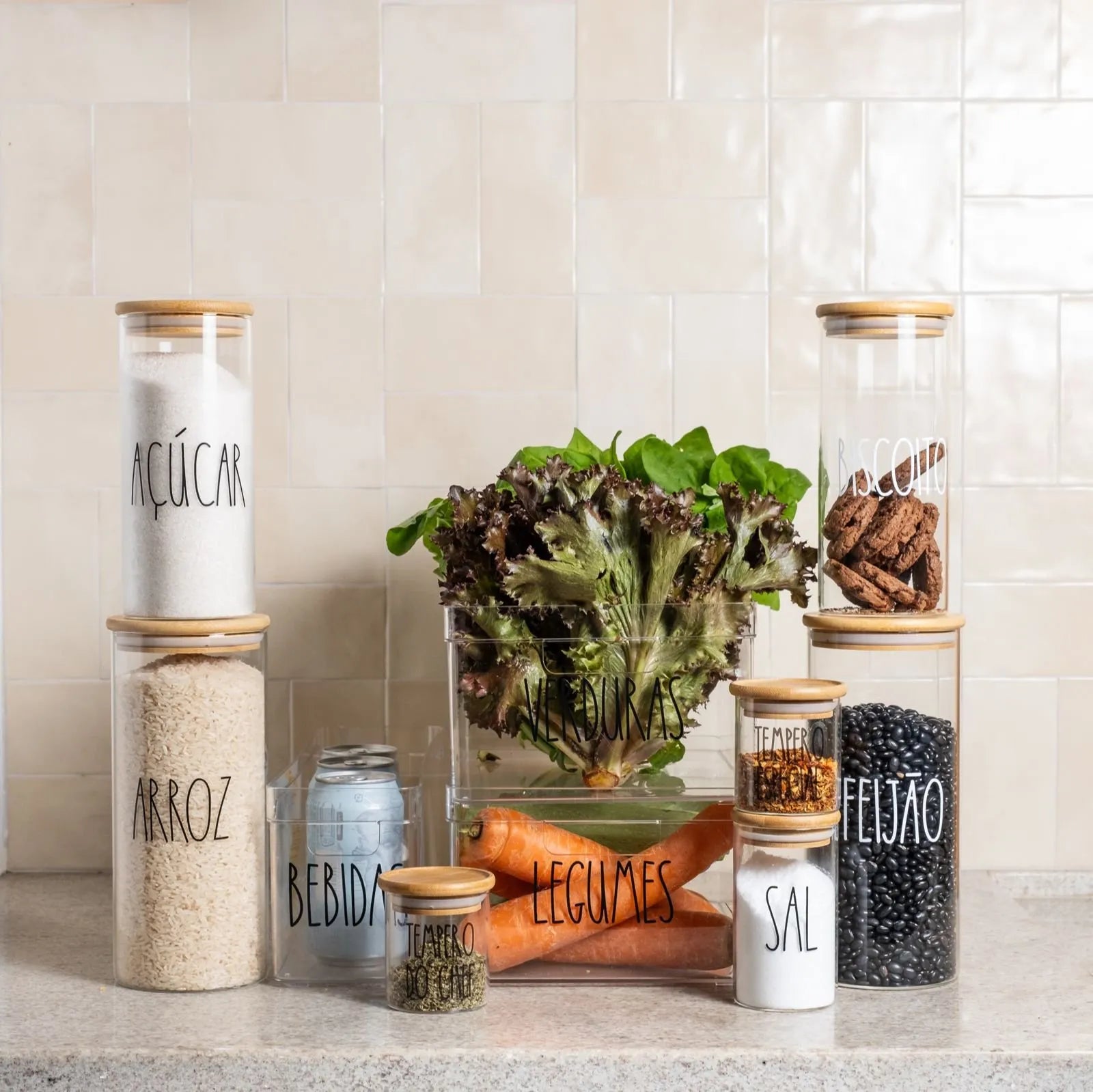 Caixa Organizadora Tioeasy™ — Para Legumes e Hortaliças na Geladeira