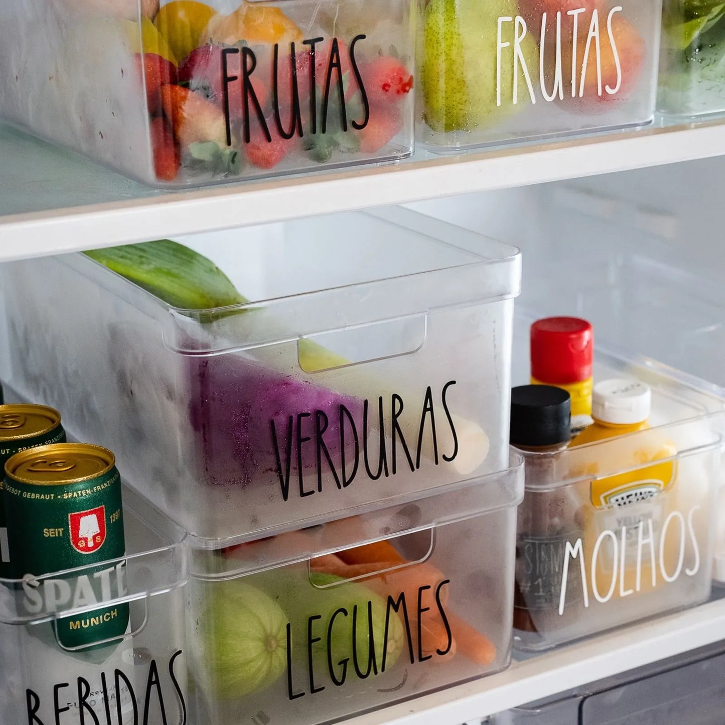 Caixa Organizadora Tioeasy™ — Para Legumes e Hortaliças na Geladeira