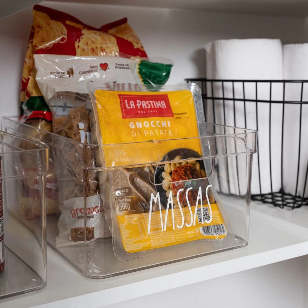 Caixa Organizadora Tioeasy™ — Para Massas, Grãos e Alimentos Secos