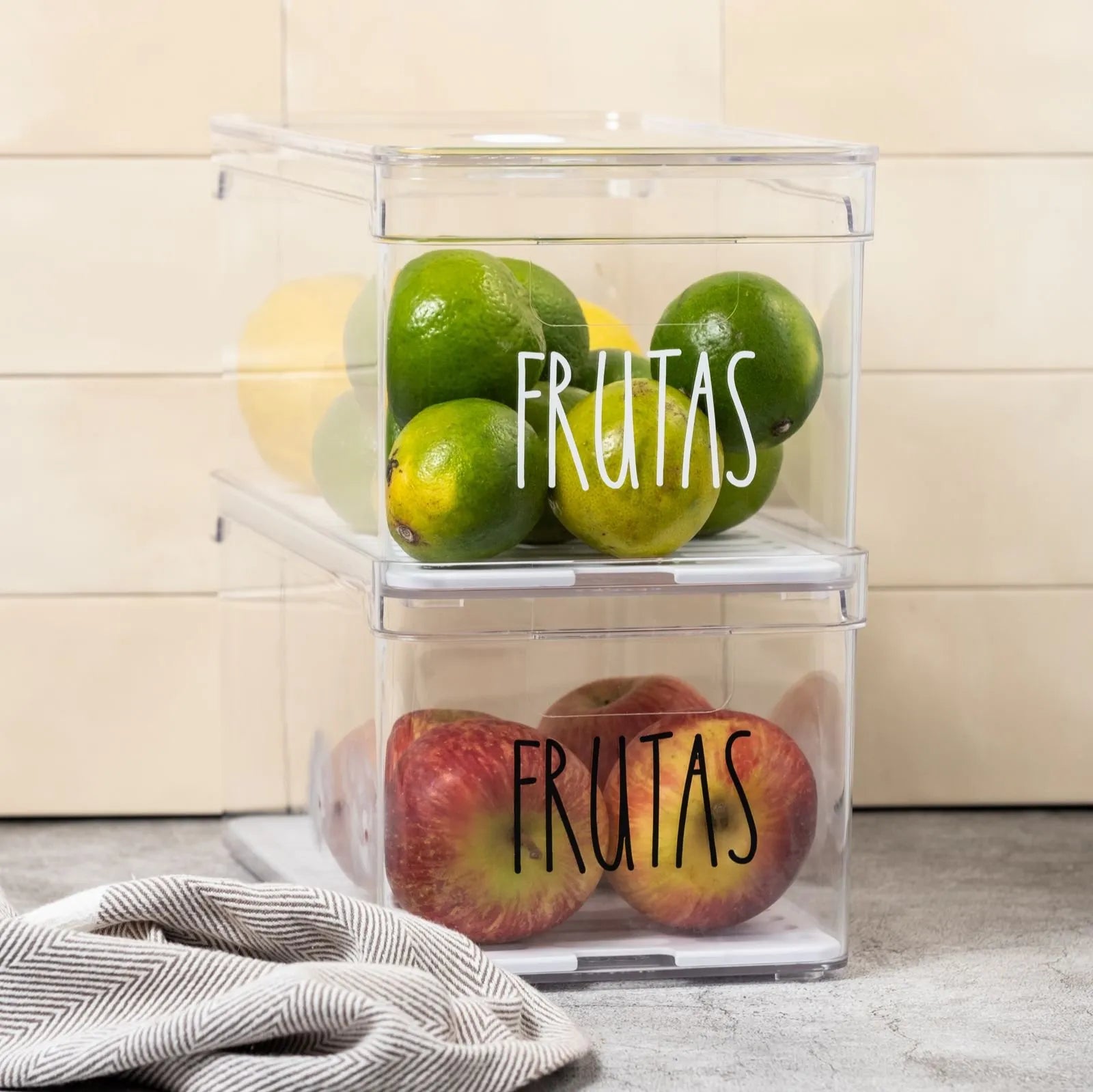 Caixa Organizadora de Geladeira Tioeasy™ - Frutas Tio Juanico