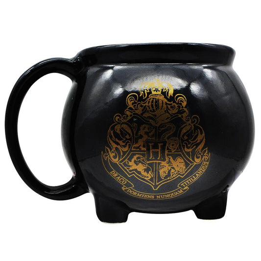 Caneca 3D Caldeirão Hogwarts 500ml em Cerâmica Oficial Harry Potter
