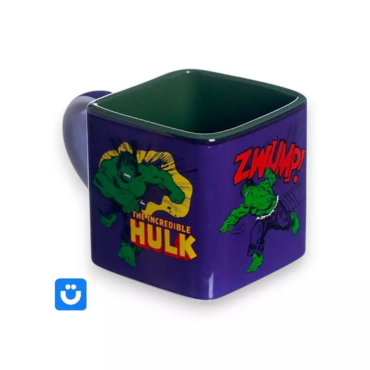 Caneca Cubo Hulk Oficial Marvel 300ml em Cerâmica