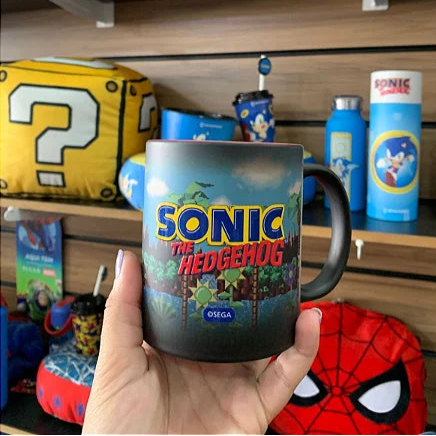 Caneca Mágica Sonic 300ml em Cerâmica Oficial