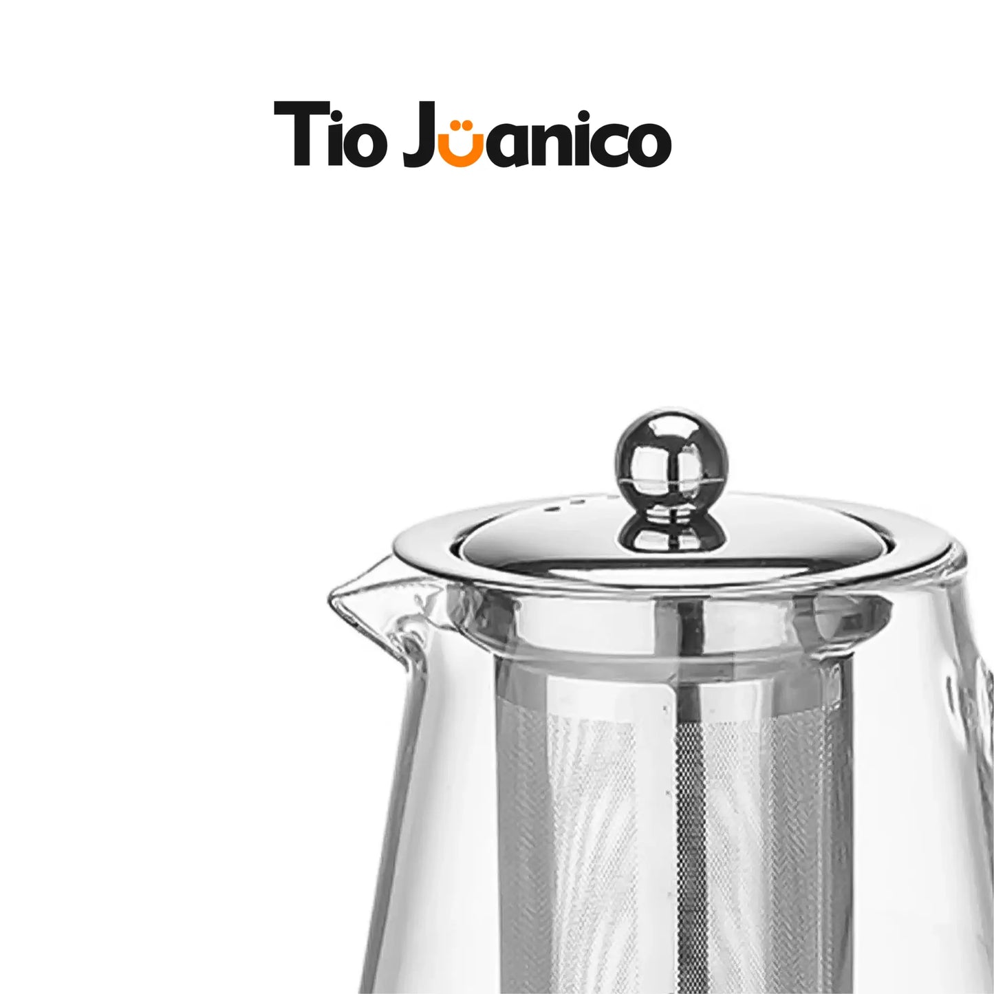Chaleira de Vidro com Infusor Tioeasy™ - Tio Juanico
