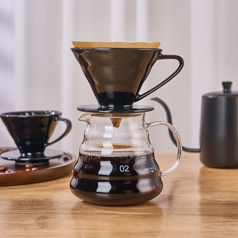 Coador de Café em Cerâmica Tioeasy™ — Modelo Bão com Filtro de Malha