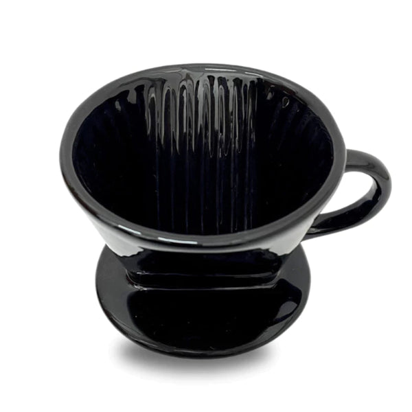 Coador de Café em Cerâmica Tioeasy™ — Modelo Bão com Filtro de Malha