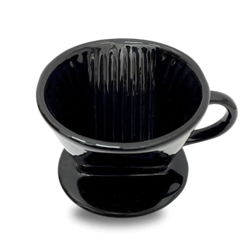 Coador de Café em Cerâmica Tioeasy™ — Modelo Bão com Filtro de Malha
