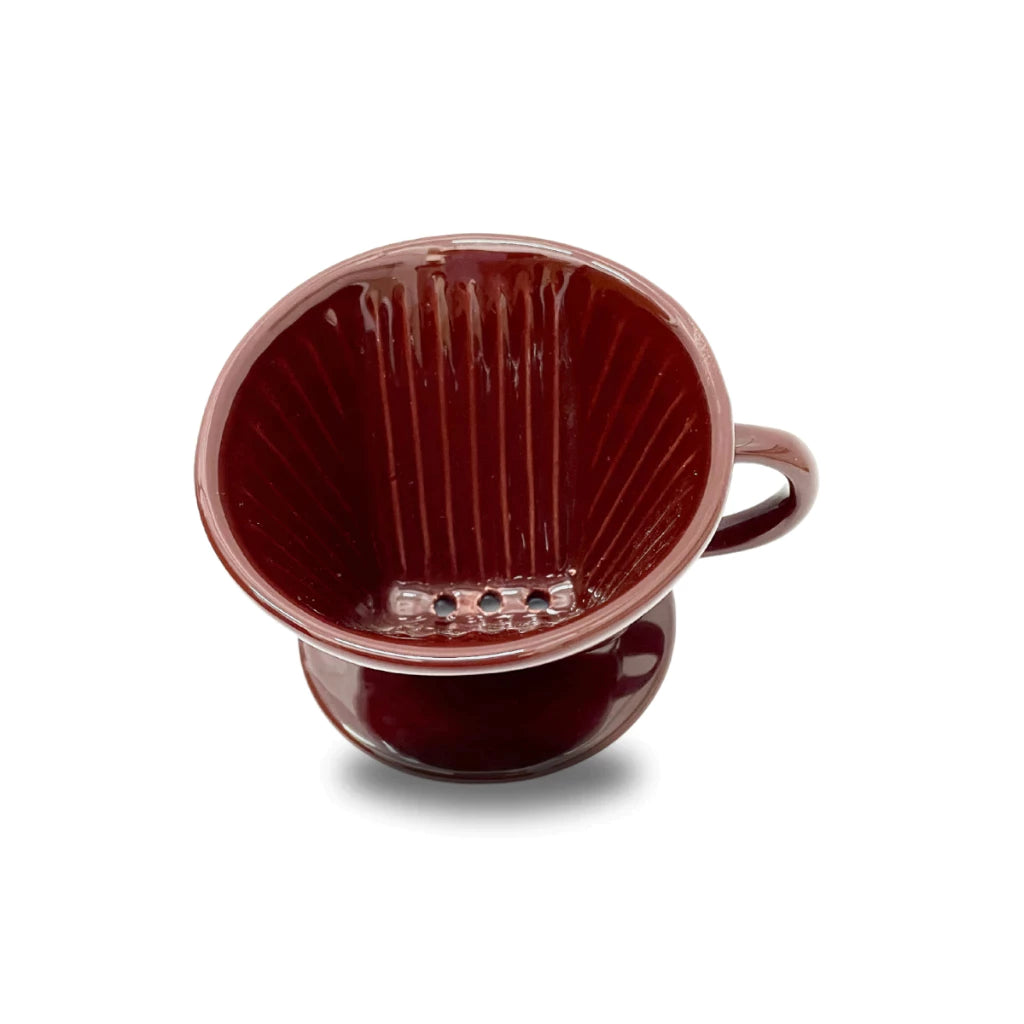 Coador de Café em Cerâmica Tioeasy™ — Modelo Bão com Filtro de Malha