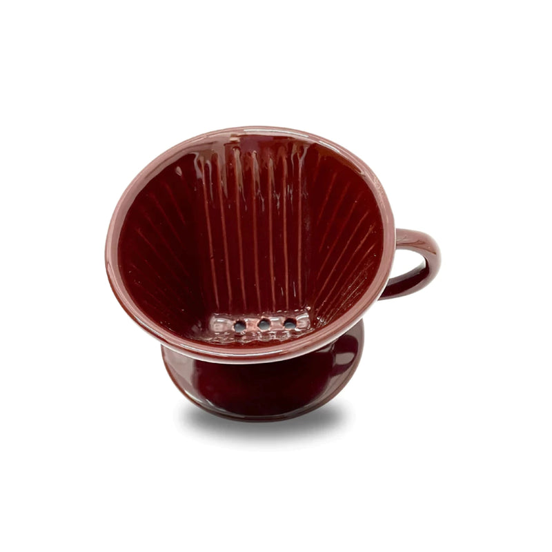 Coador de Café em Cerâmica Tioeasy™ — Modelo Bão com Filtro de Malha