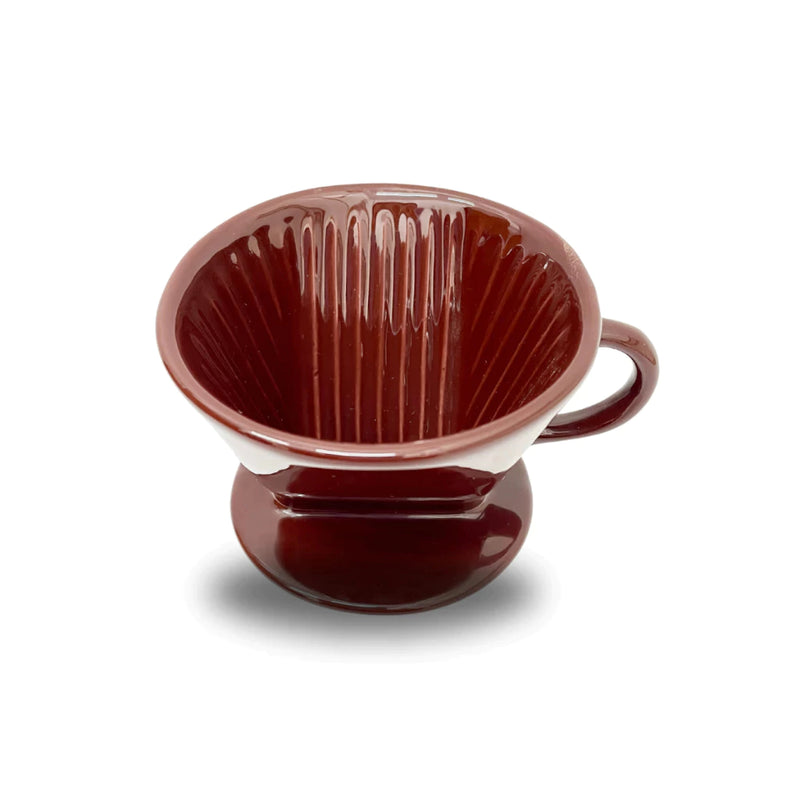 Coador de Café em Cerâmica Tioeasy™ — Modelo Bão com Filtro de Malha