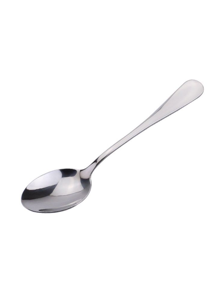 Colheres de Sobremesa Prateadas Tioeasy™ - 6 Peças em Aço Inox - Tio Juanico
