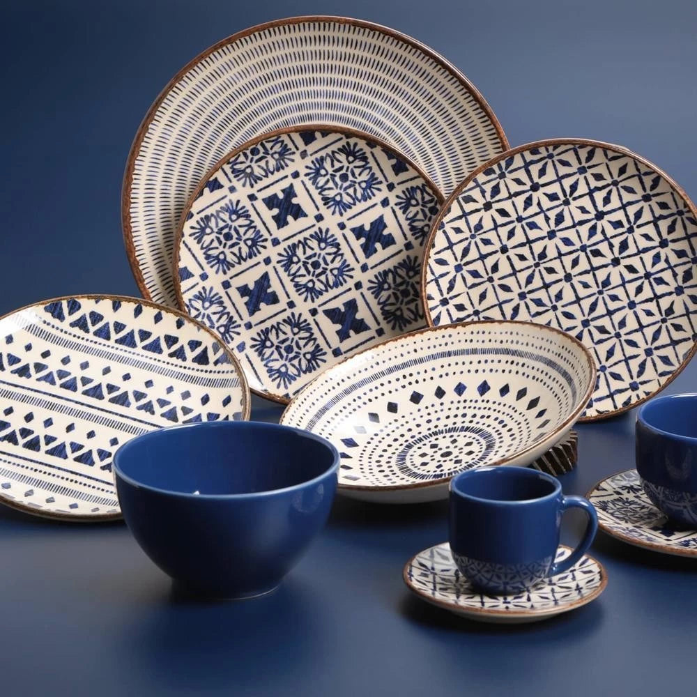 Conjunto com 6 Pratos de Sobremesa Coup Asteca