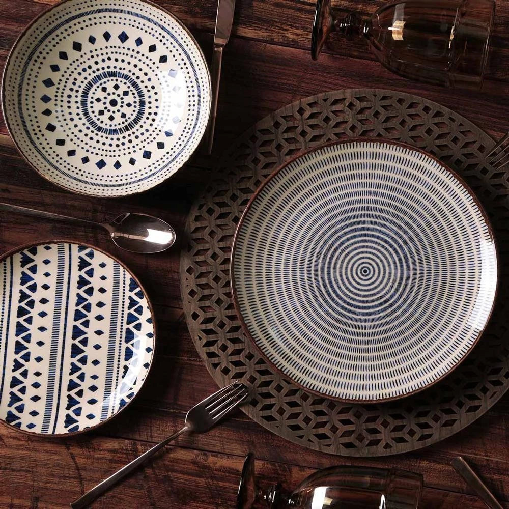 Conjunto com 6 Pratos de Sobremesa Coup Asteca