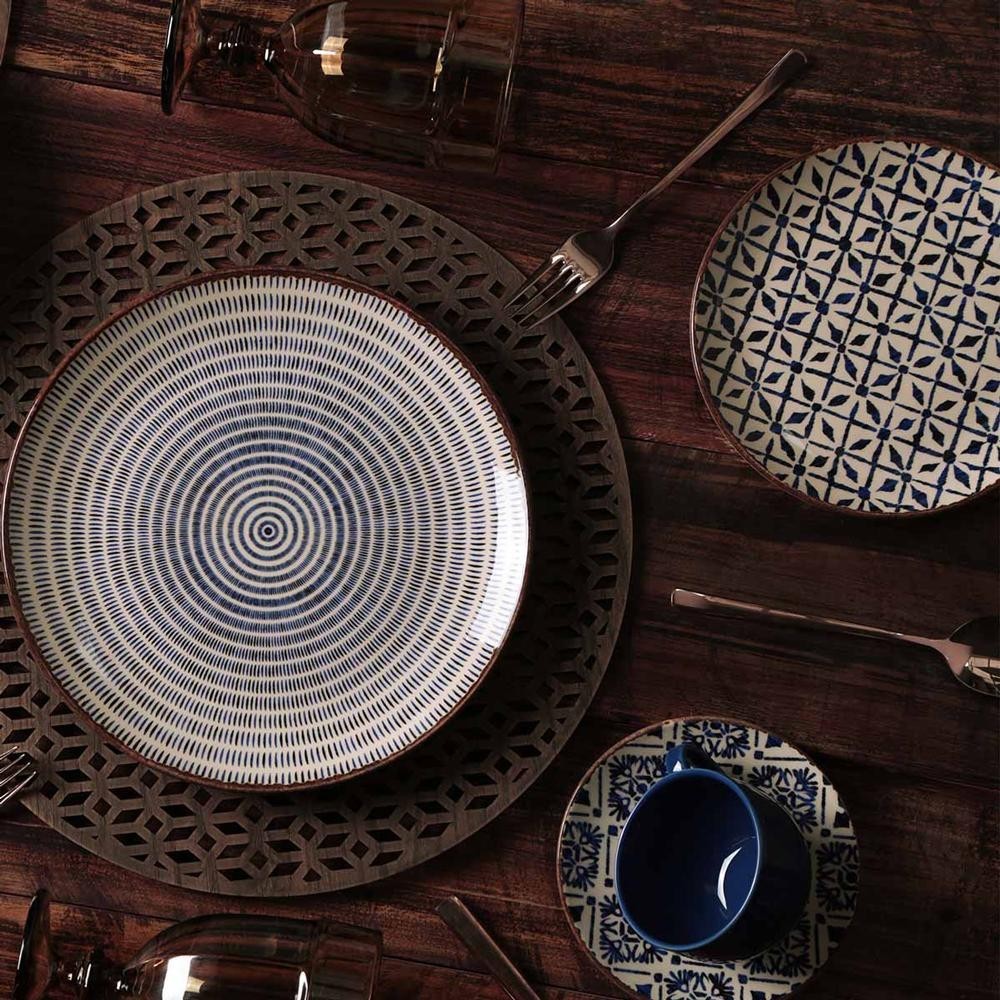 Conjunto com 6 Pratos de Sobremesa Coup Asteca