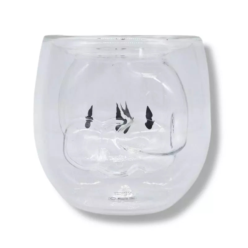 Copo 3D de Vidro Oficial Disney Mickey Mouse 150ml — Parede Dupla e Resistente