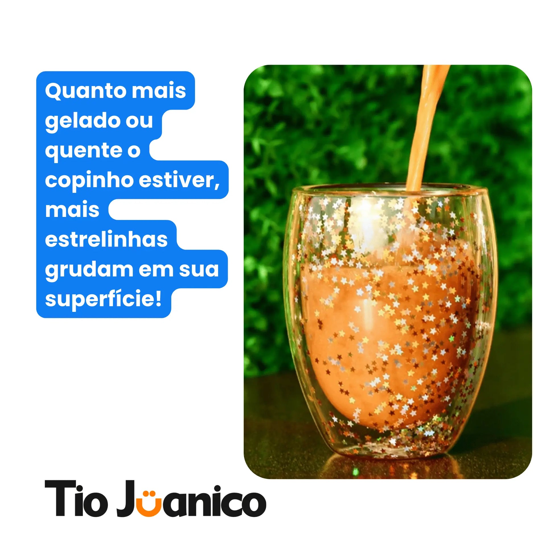 Copo de Café - Parede Dupla Estelar Tioeasy™ - Mantém a Temperatura - Tio Juanico
