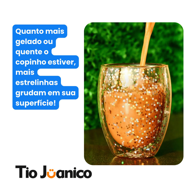 Copo de Café - Parede Dupla Estelar Tioeasy™ - Mantém a Temperatura - Tio Juanico