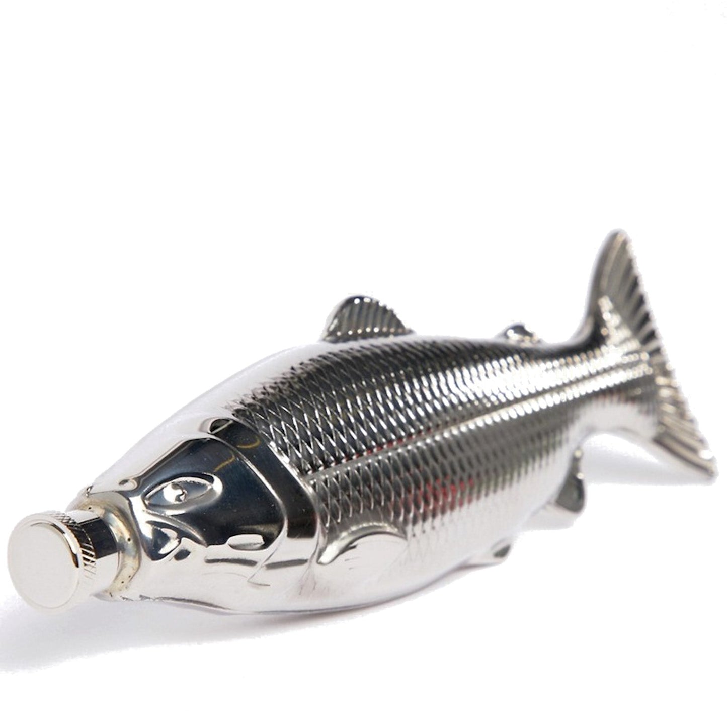 Garrafa Cantil Tioeasy™ em Aço Inox Formato Peixe 250ml — Para Bebidas e Destilados