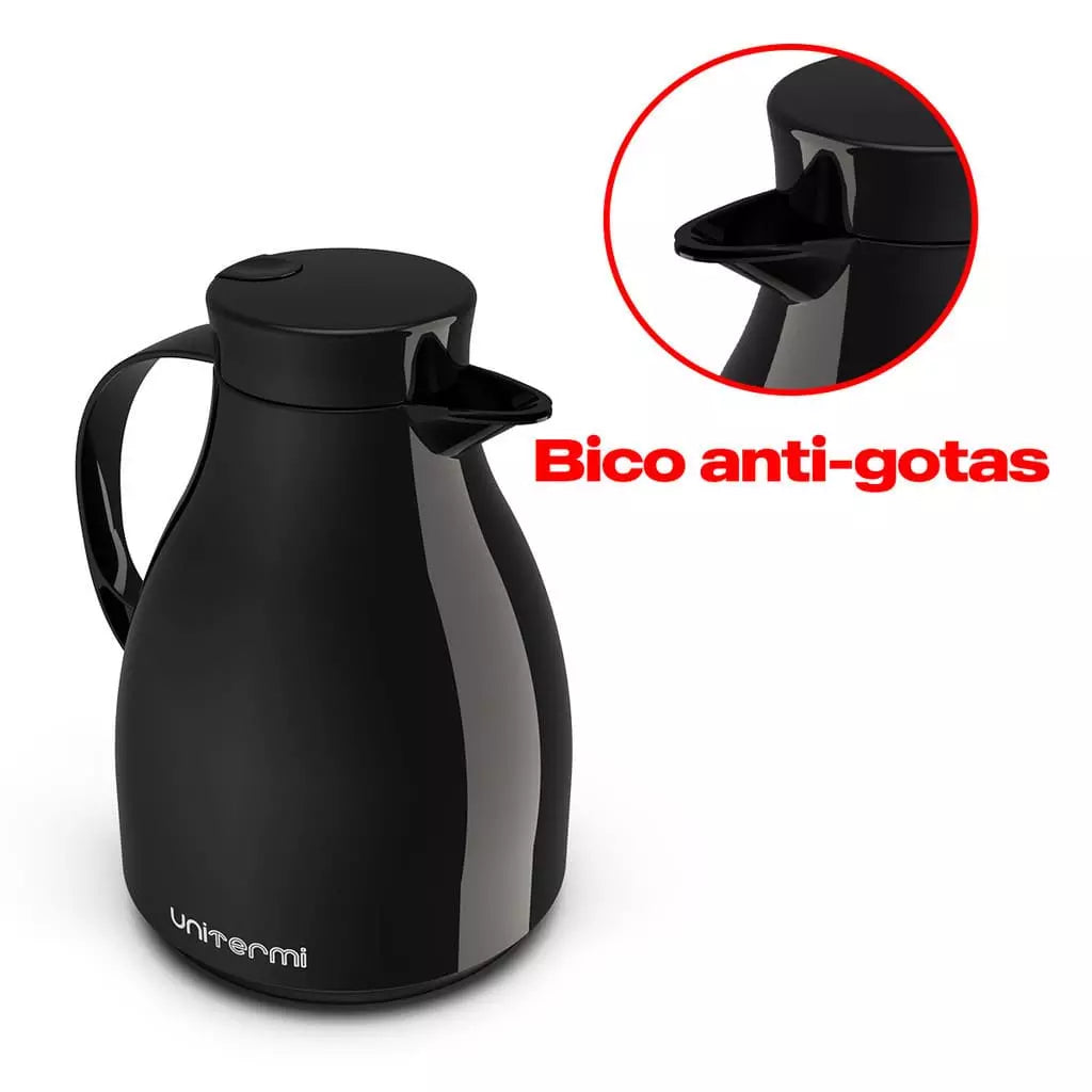 Garrafa Térmica Unitermi Tioeasy™ para Bebidas Quentes — 500ml e 1L