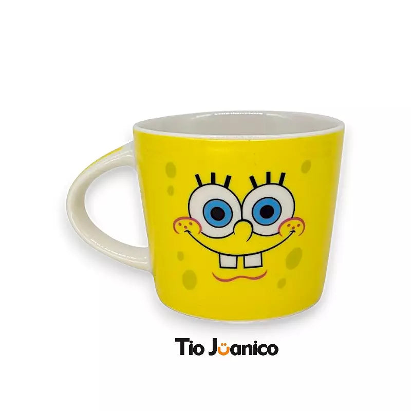 Kit Refeição Completo Bob Esponja Oficial™ — Caneca, Bowl e Prato em Cerâmica