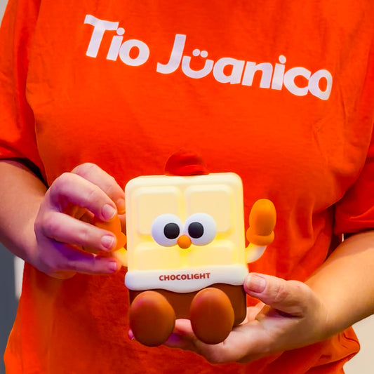 Luminária de Silicone Chocolight Tioeasy™ - com Touch, Timer e Suporte para Celular