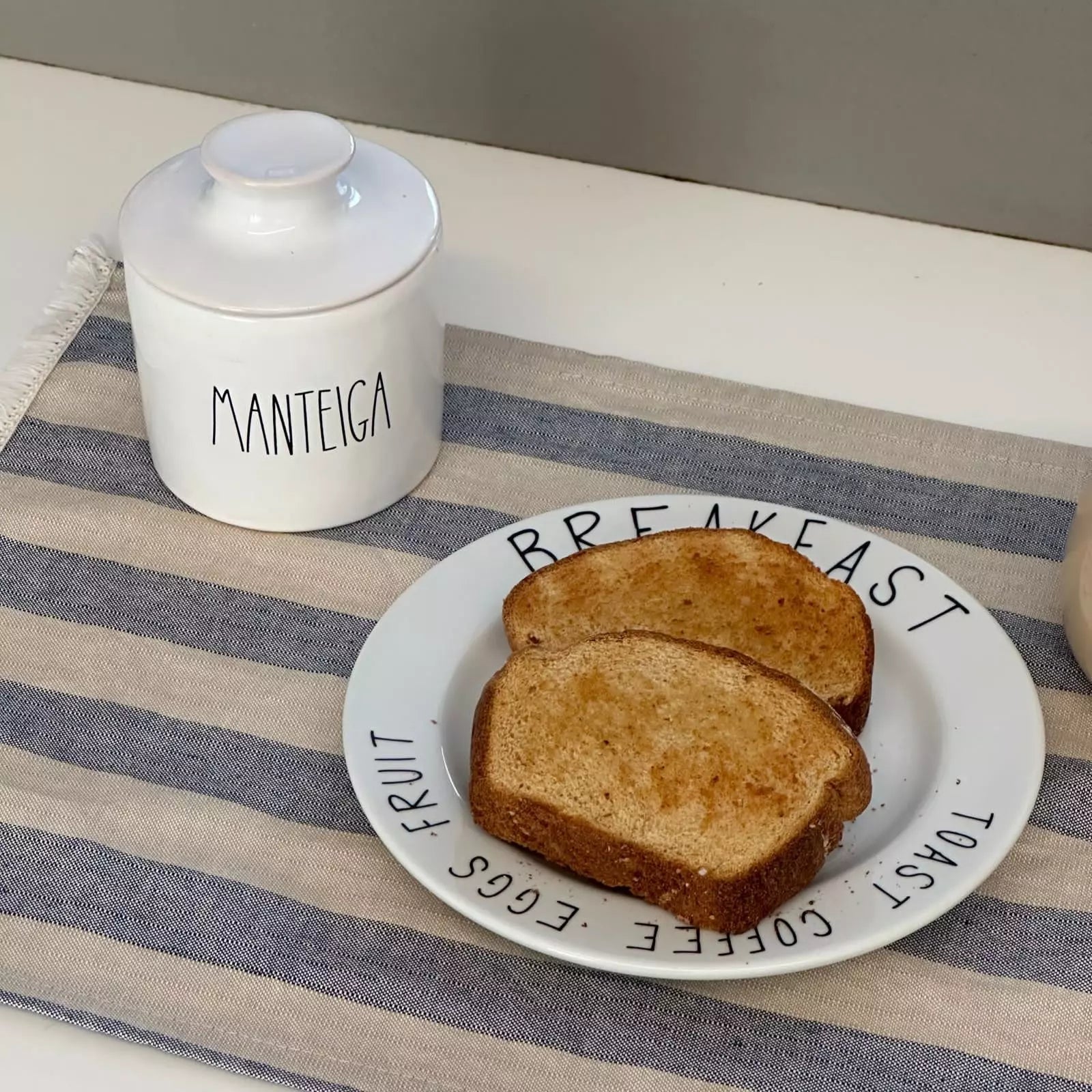 Manteigueira Francesa de Cerâmica Tioeasy™ para Conservar e Servir Manteiga