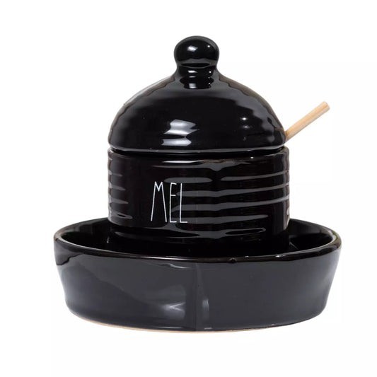 Meleira com pratinho Mel Tioeasy™ - Anti-Formigas nas cores Branca ou Preta