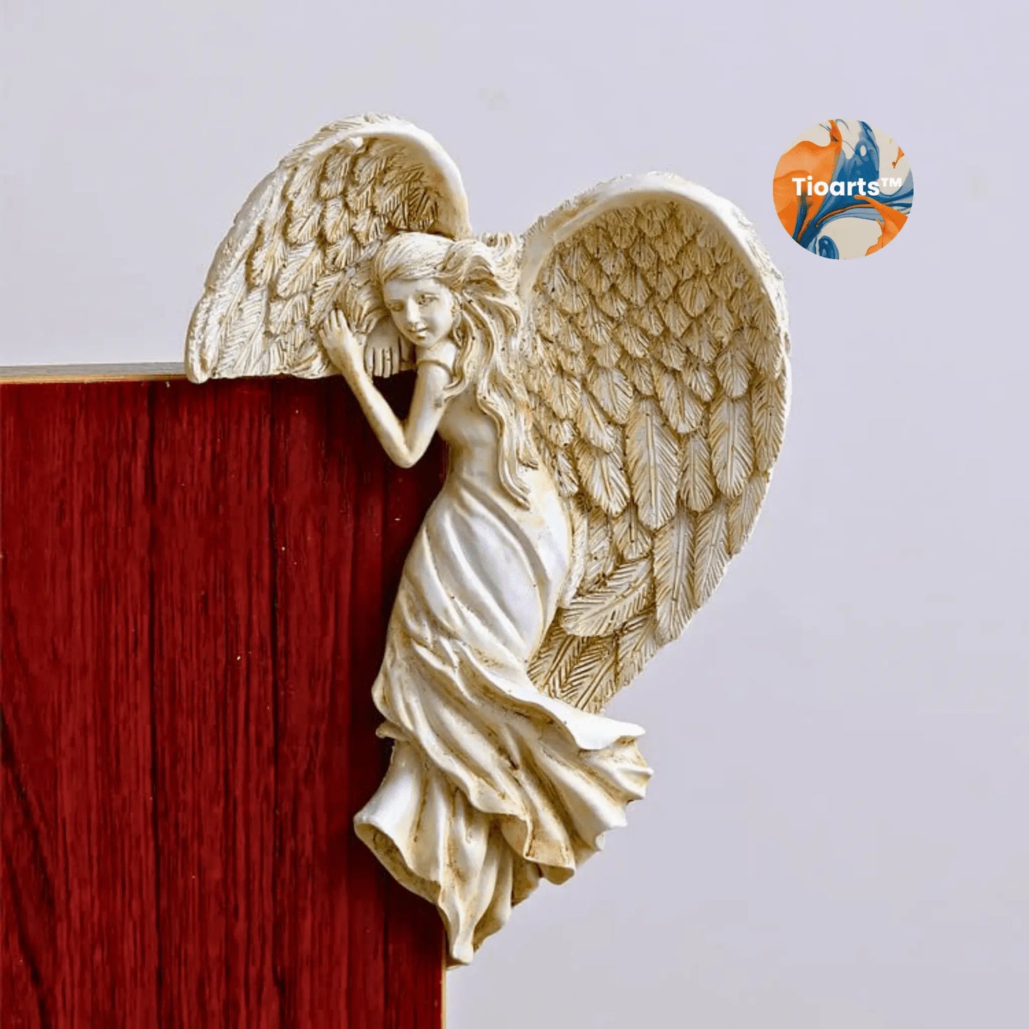Moldura Asas de Anjo Tioarts - Elegância e Proteção para Seu Lar Tio Juanico