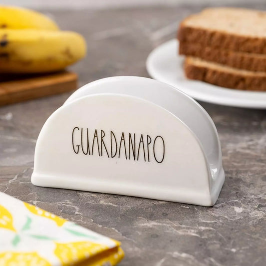 Porta-Guardanapo de Mesa Decorativo Tioeasy™ em Cerâmica